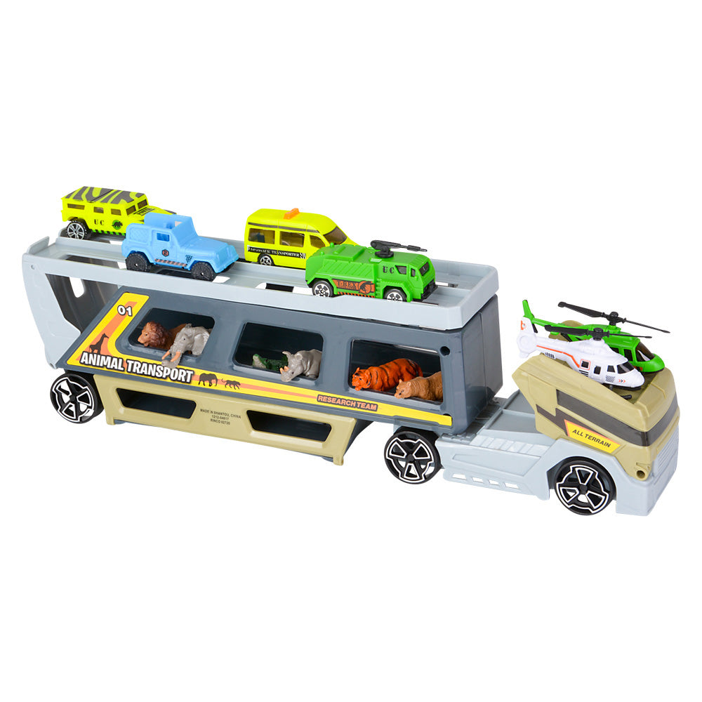 Car Transporter With Animals