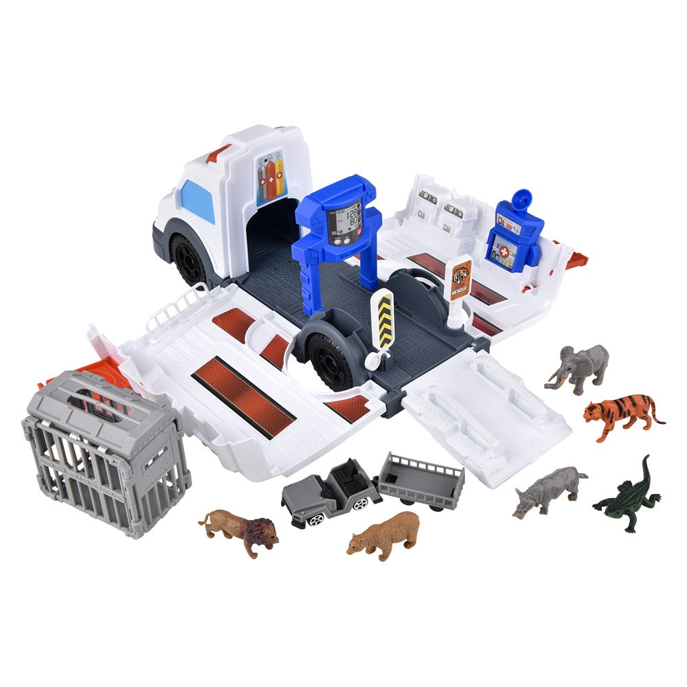 Veterinarian Playset Zoo Mobile Veterinarian Set