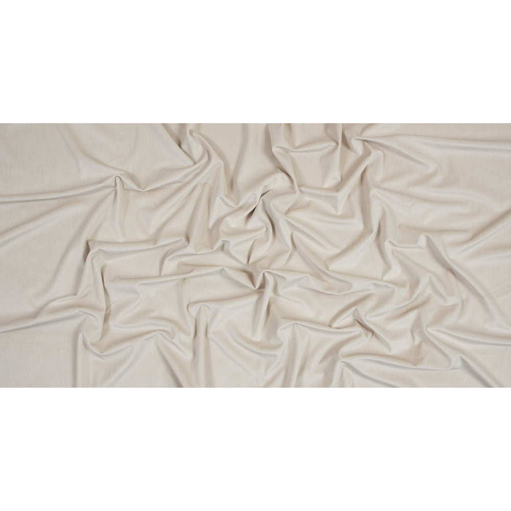 Ultra Soft Polyester Velvet - Cream - British Imported
