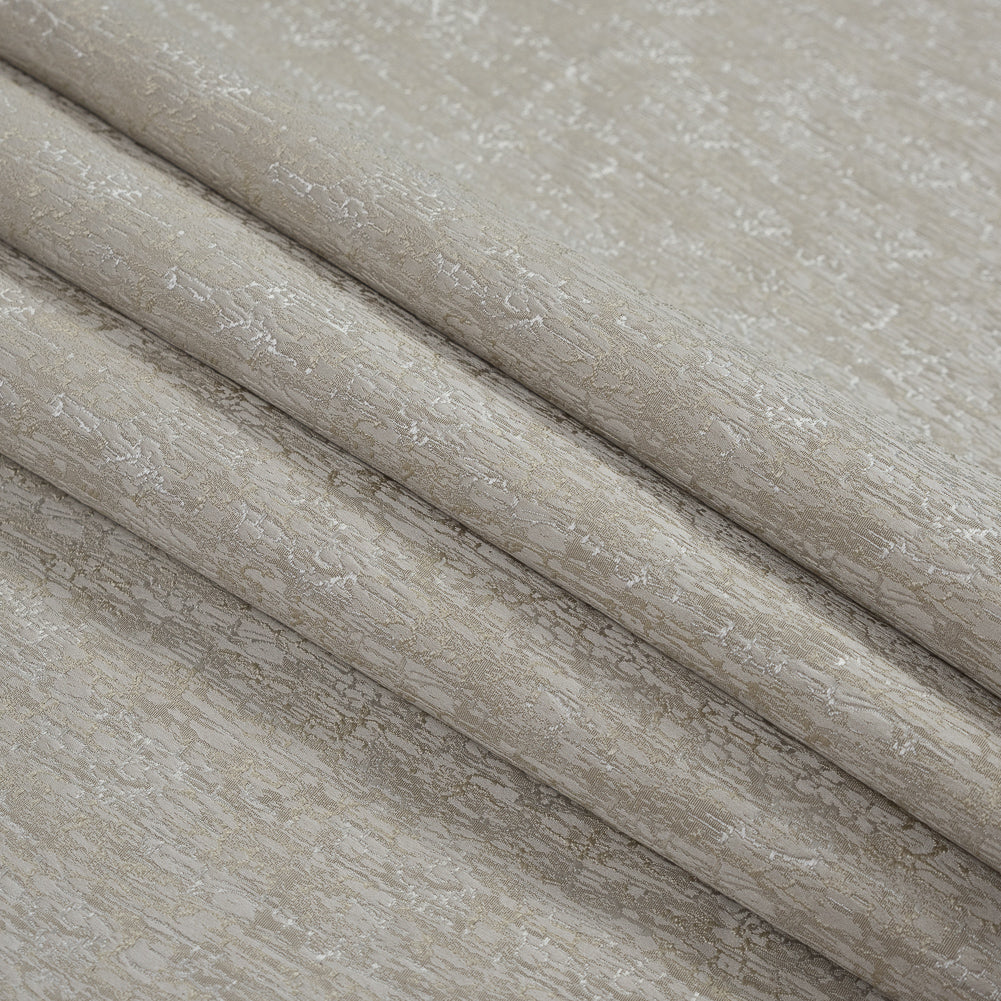 Satin-Face Jacquard - Wheat Crackle - British Imported