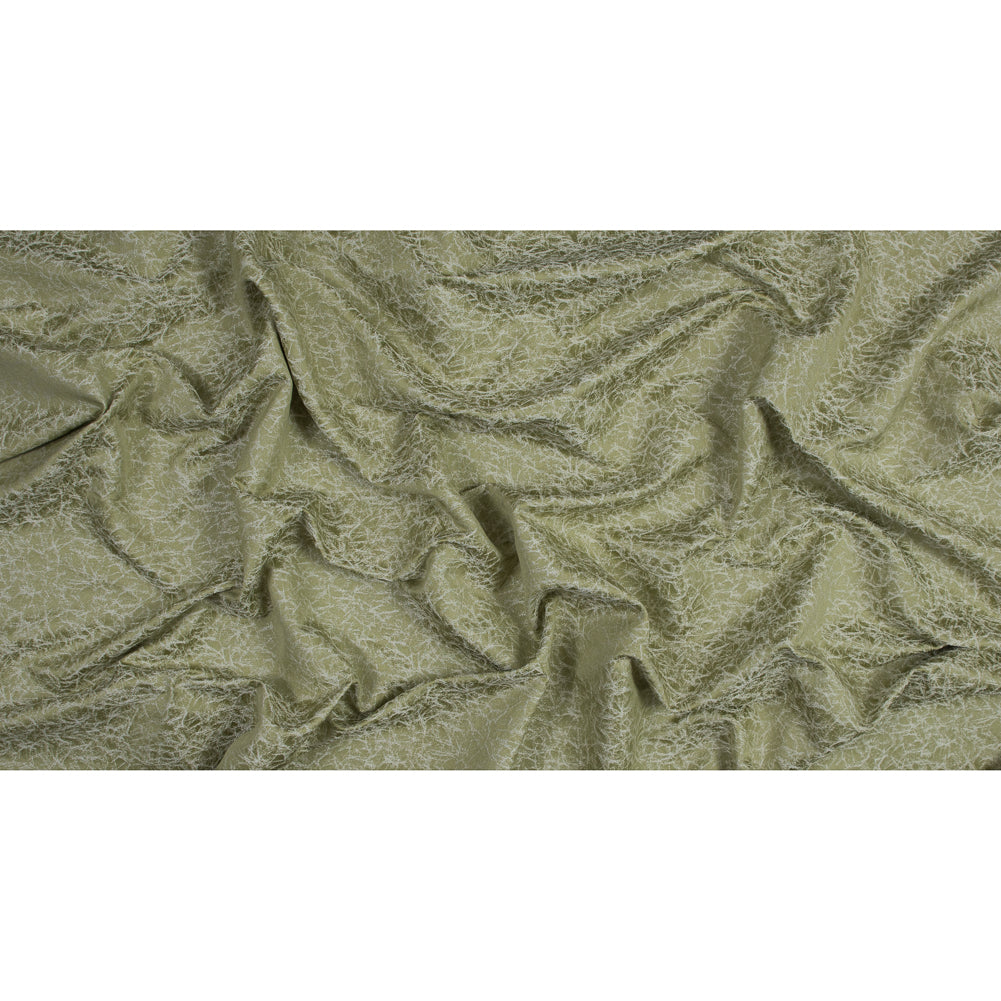 Satin-Faced Jacquard - Apple Cracked - British Imported