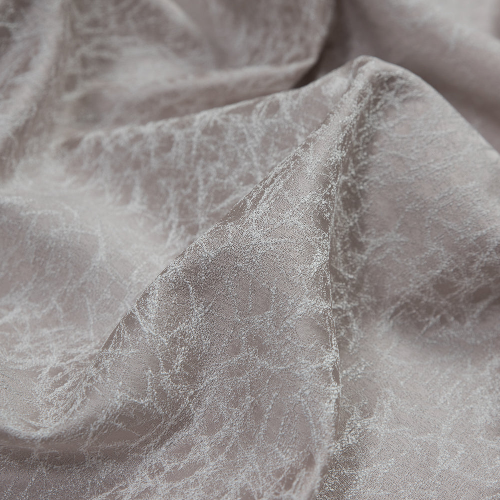 Satin-Faced Jacquard - Heather Cracked - British Imported
