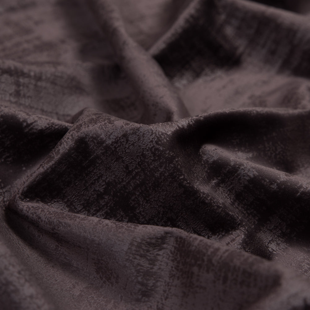 Embossed Textured Velvet - Thistle - British Imported