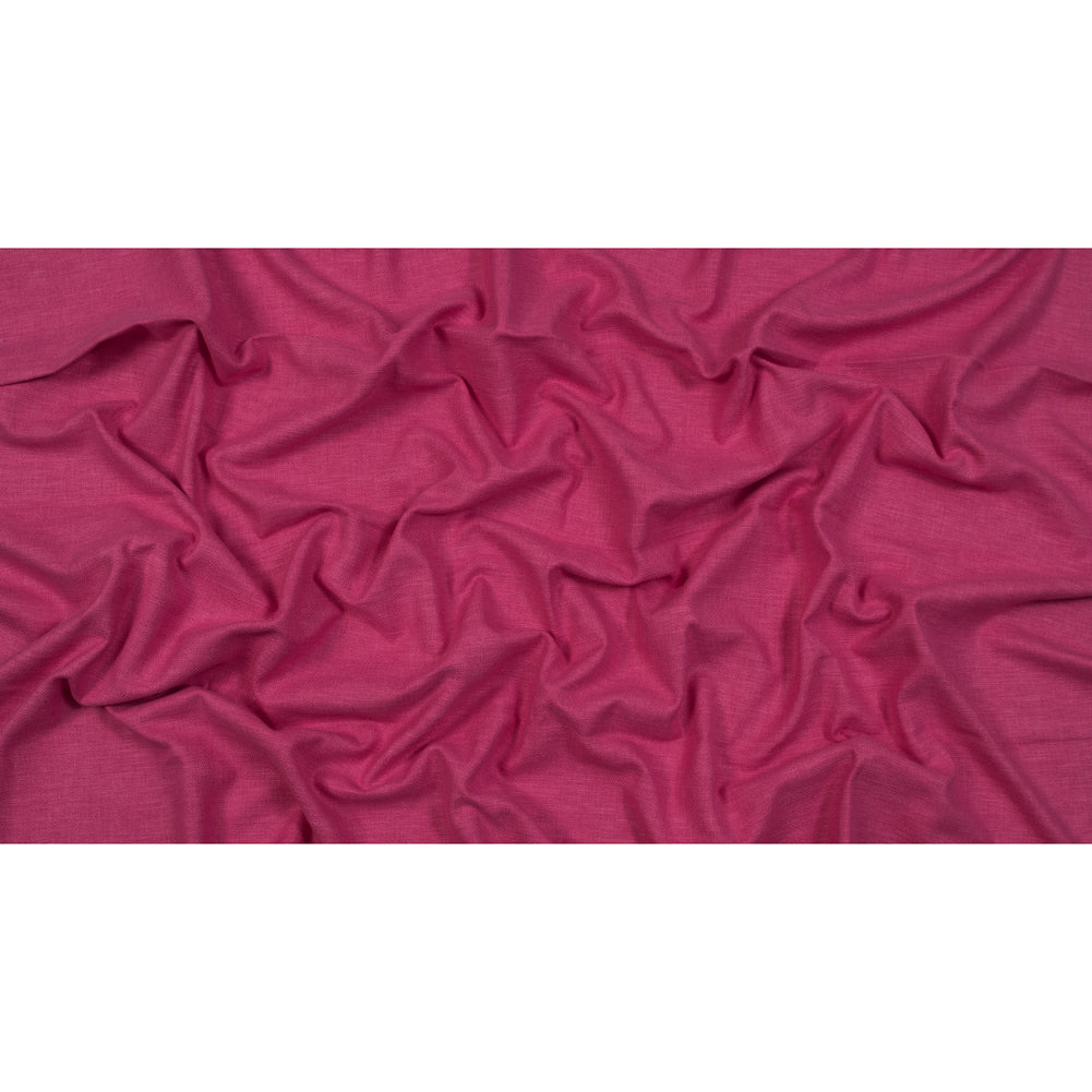 Polyester and Cotton Woven - Fuchsia - British Imported