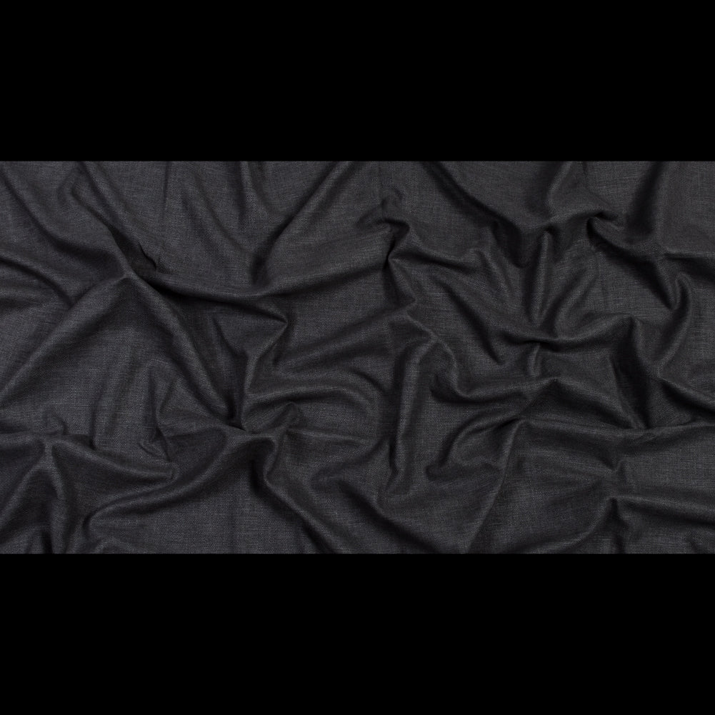 Polyester and Cotton Woven - Charcoal - British Imported