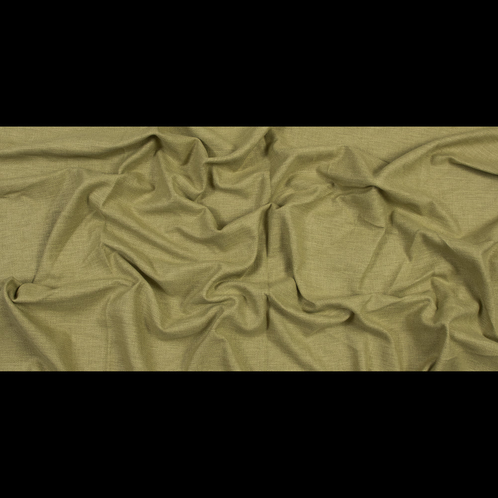 Polyester and Cotton Woven - Olive - British Imported