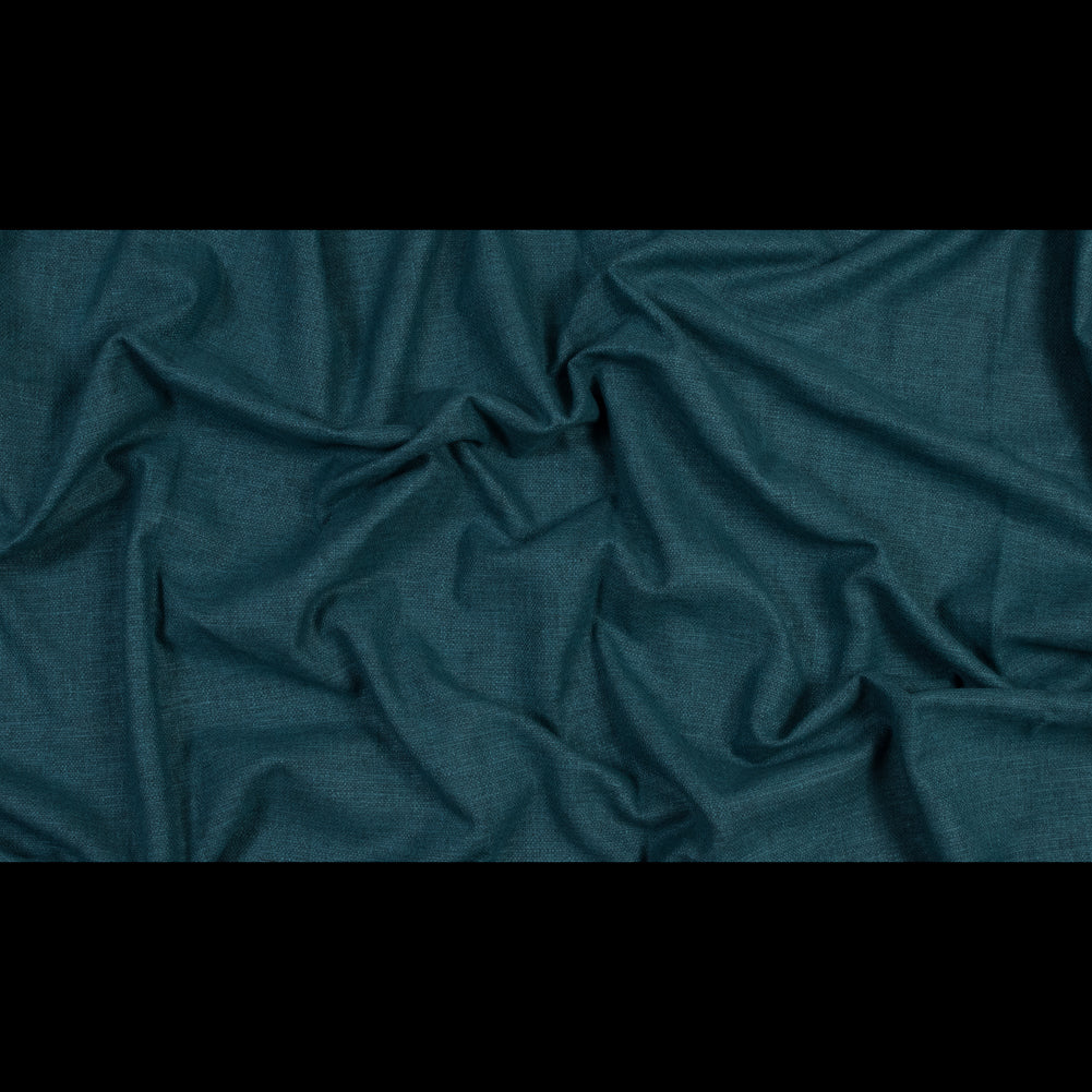 Polyester and Cotton Woven - Peacock - British Imported