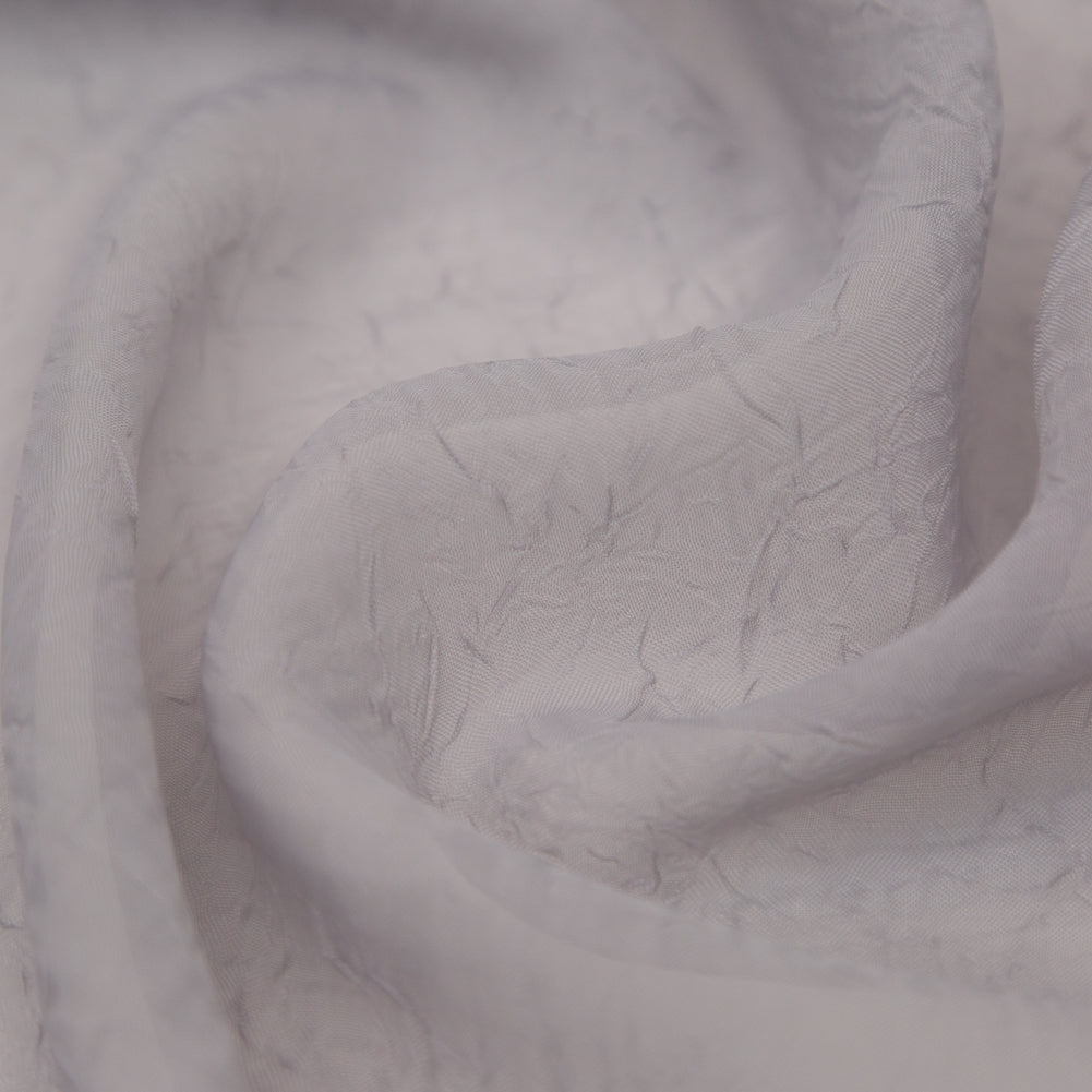 Wrinkled Drapery Sheer Fabric - Fog - British Imported