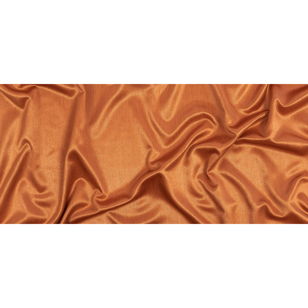 Home Decor Polyester Satin - Terracotta - British Imported