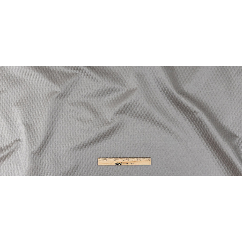 Drapery Jacquard - Graphite Diamond Quilted - British Imported