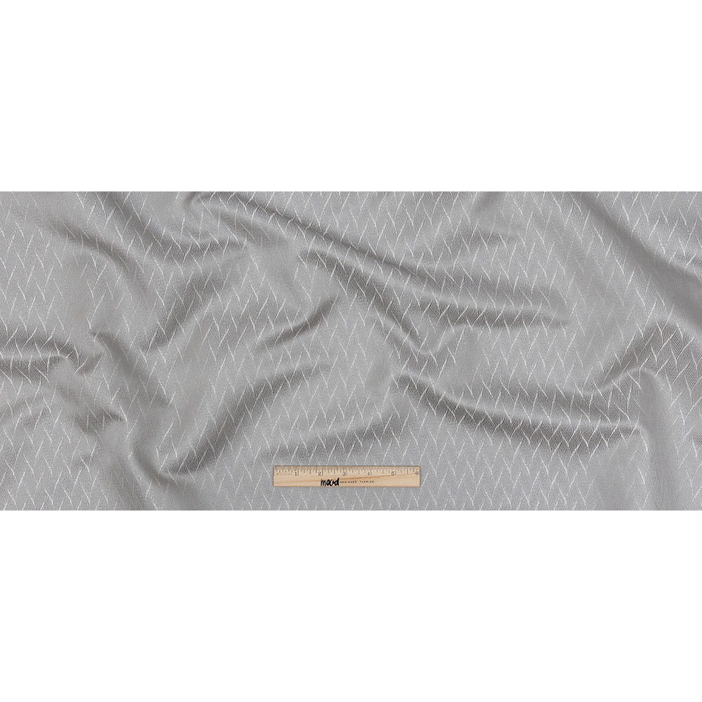 Drapery Jacquard - Graphite Flowing Leaves - British Imported