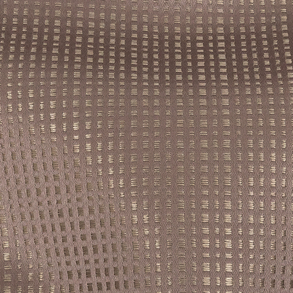 Satin-Faced Jacquard - Heather Little Squares - British Imported