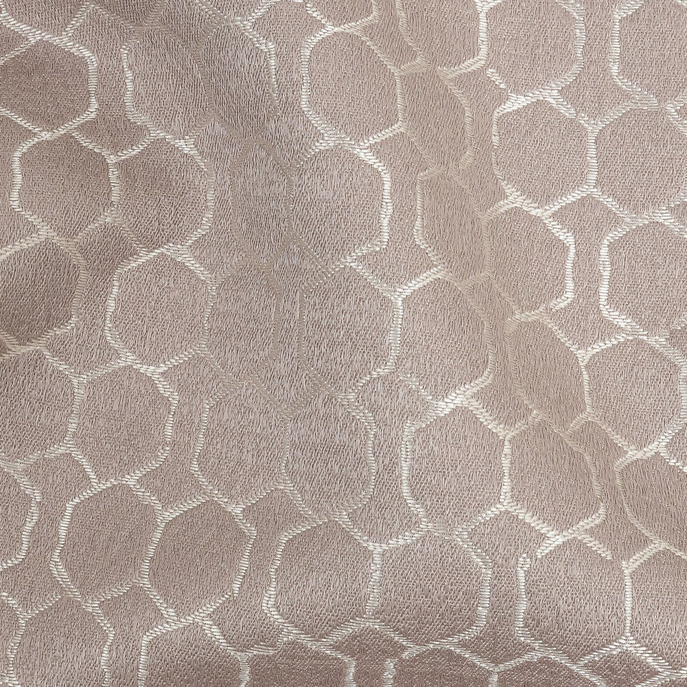 Polyester Jacquard - Orchid Honeycombs - British Imported