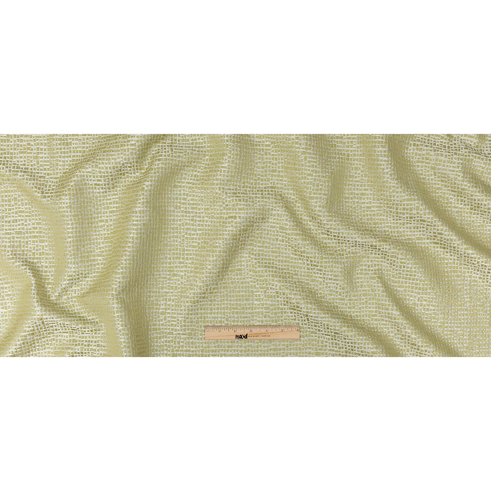 Polyester Jacquard - Apple Grid - British Imported