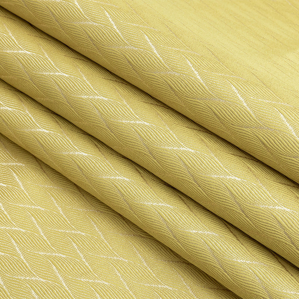 Drapery Jacquard - Zest Flowing Leaves - British Imported