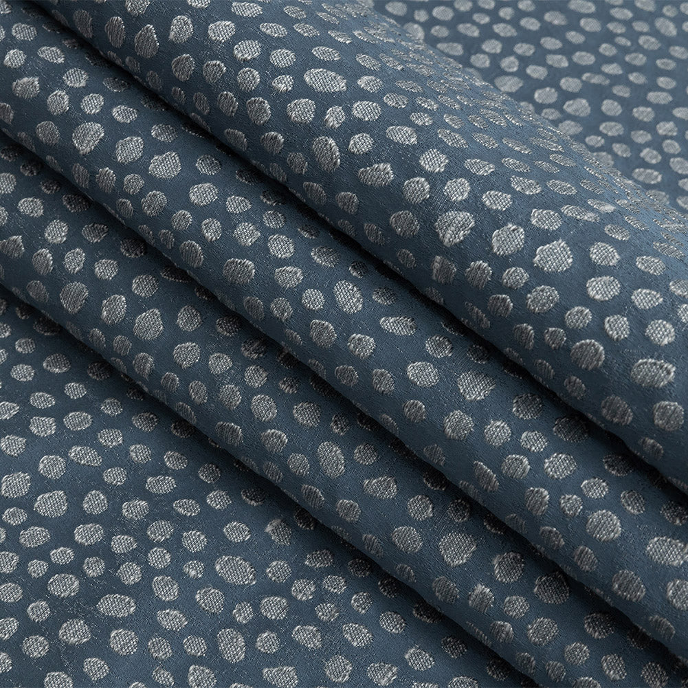 Polyester Jacquard - Danube Spots - British Imported