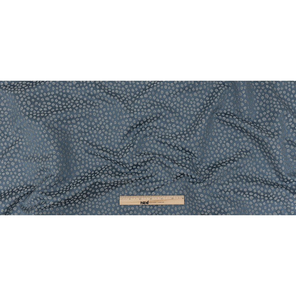 Polyester Jacquard - Danube Spots - British Imported