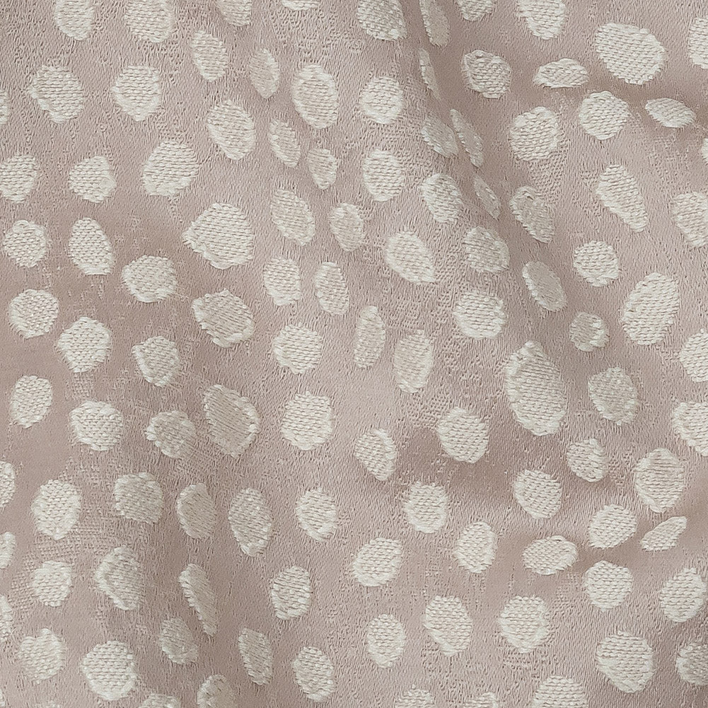 Polyester Jacquard - Orchid Spots - British Imported