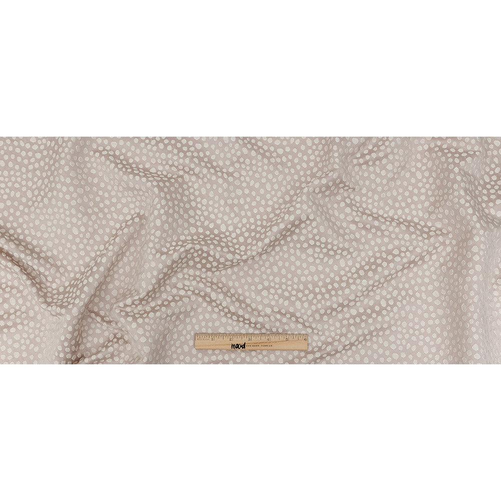 Polyester Jacquard - Orchid Spots - British Imported