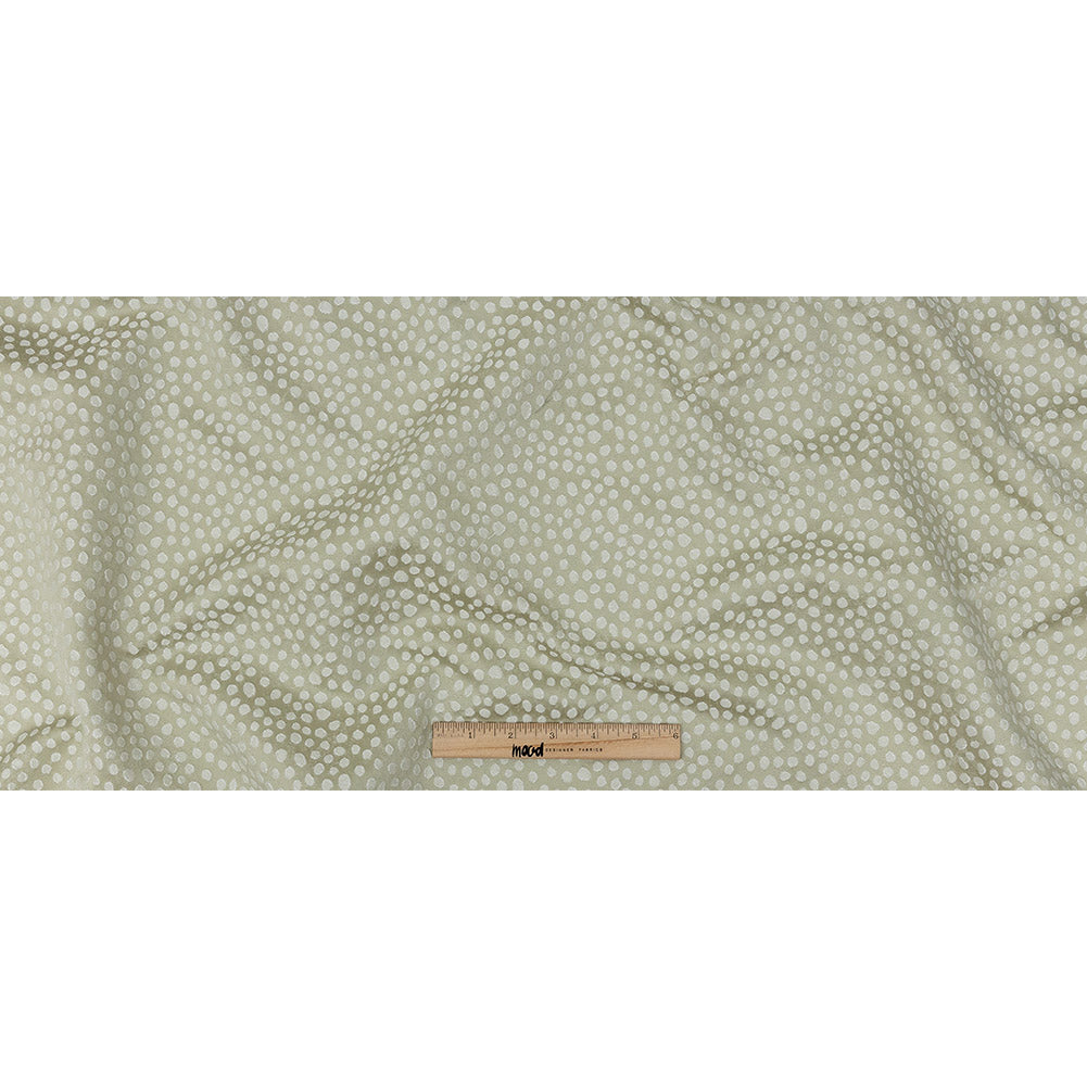 Polyester Jacquard - Willow Spots - British Imported