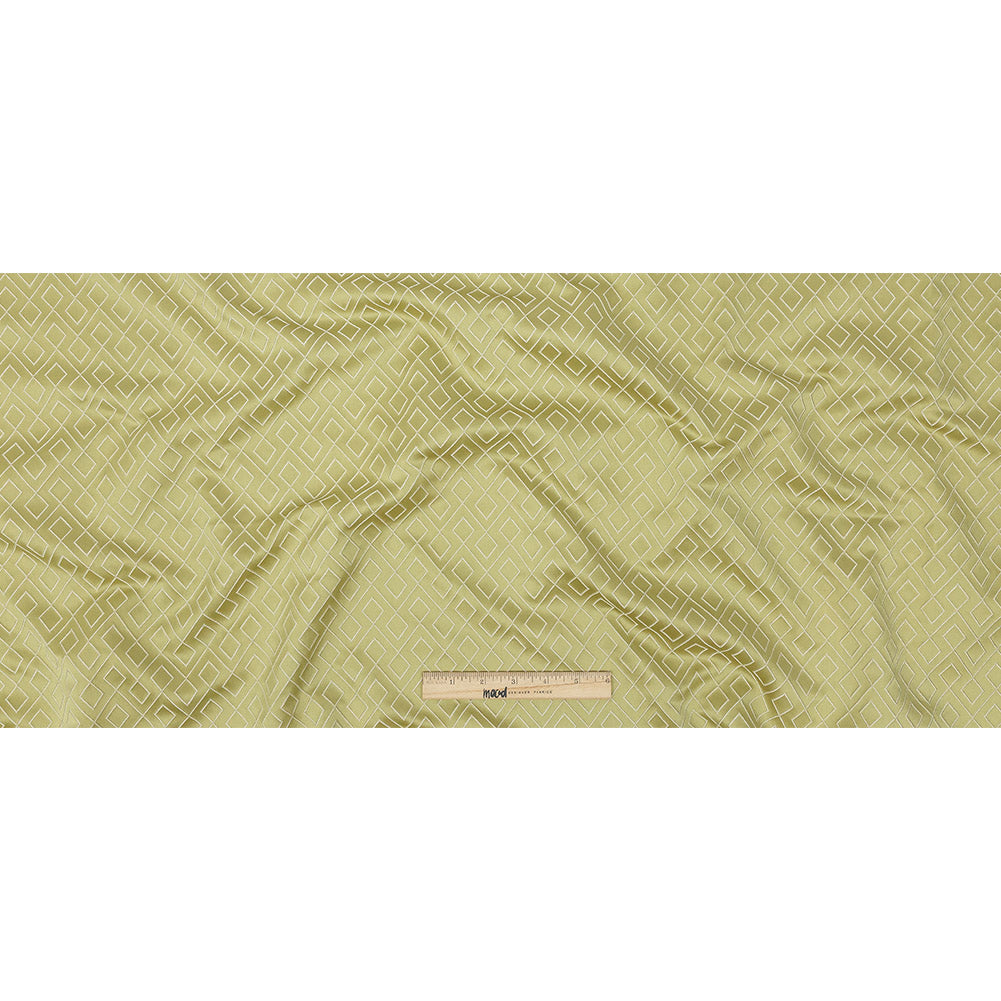 Satin-Faced Jacquard - Apple Diamond Fret - British Imported