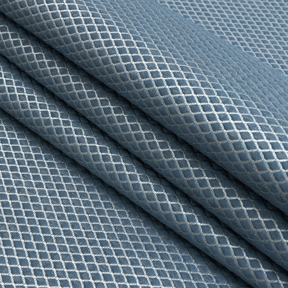 Polyester Jacquard - Danube Diamonds - British Imported