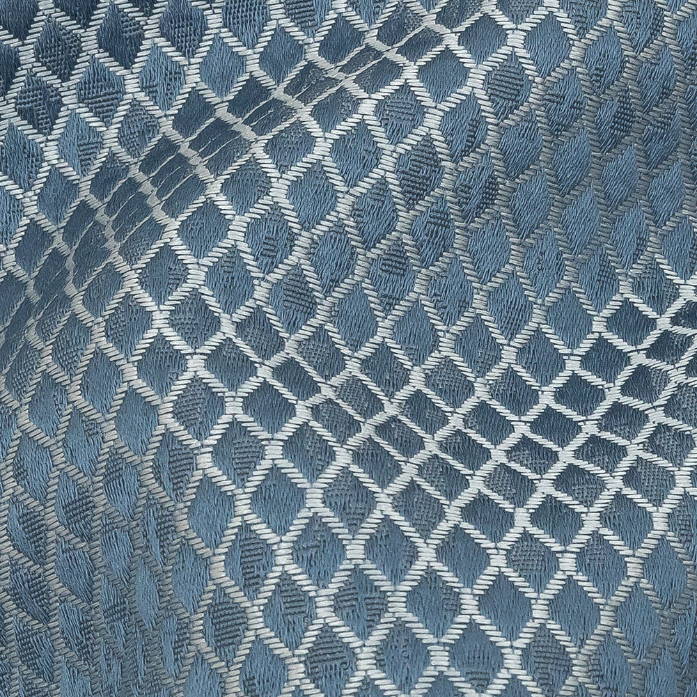 Polyester Jacquard - Danube Diamonds - British Imported