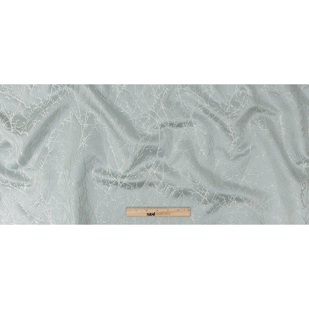 Polyester Jacquard - Glacier Wintry Branches - British Imported