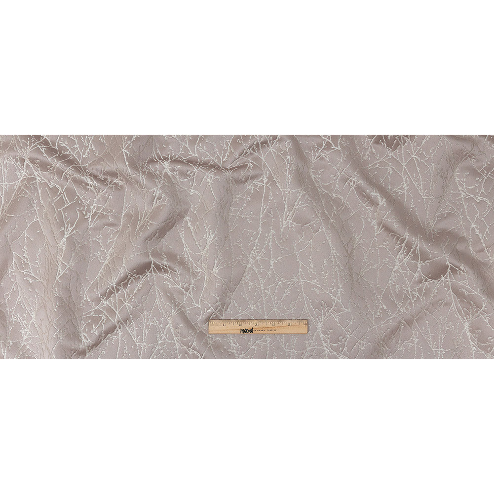 Polyester Jacquard - Lavender Wintry Branches - British Imported