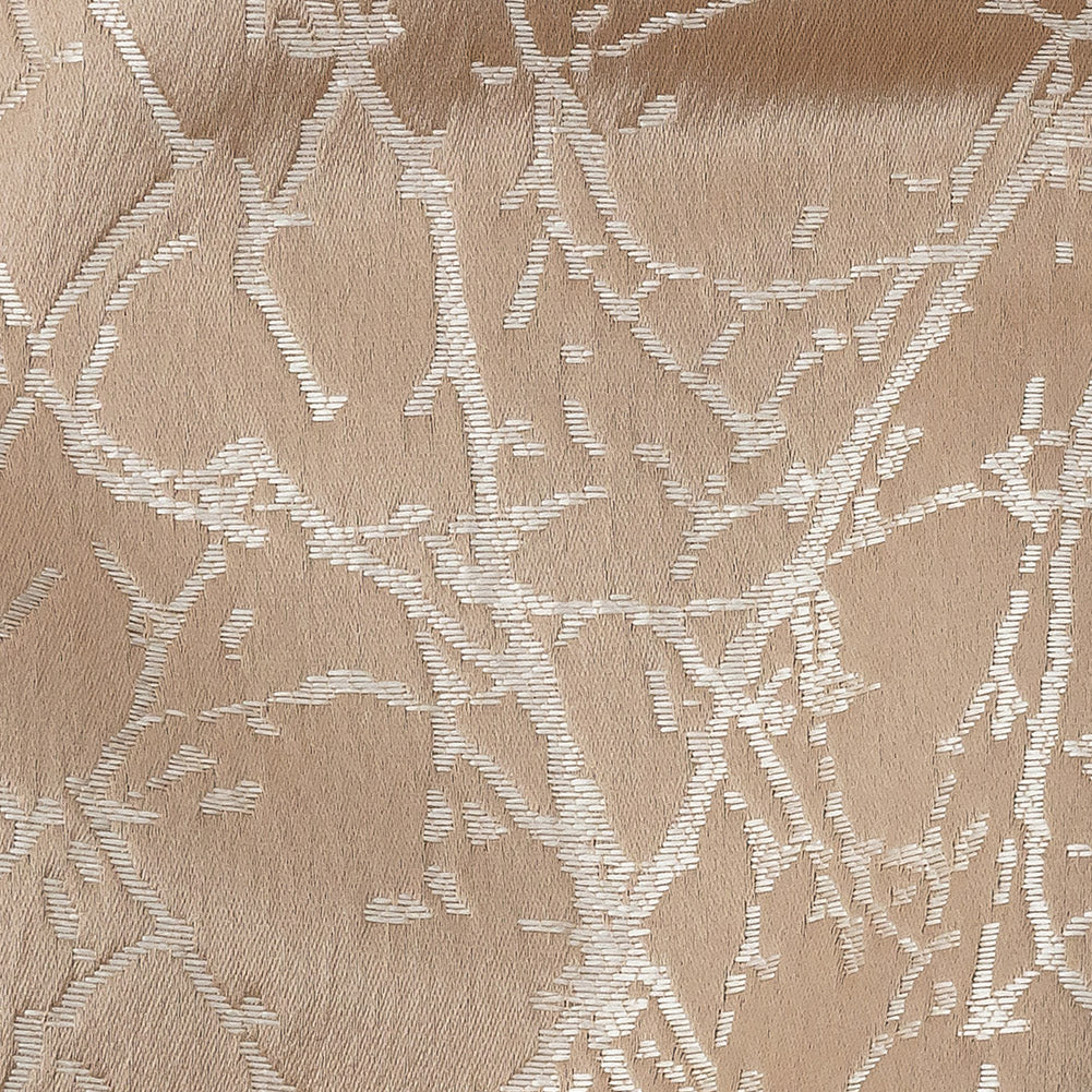 Polyester Jacquard - Shell Wintry Branches - British Imported