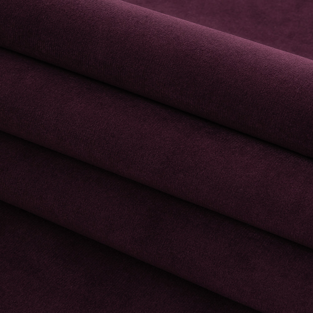 Polyester Drapery Velvet - Aubergine - British Imported