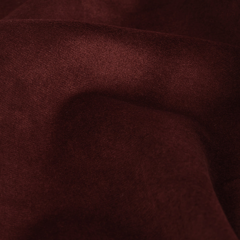 Polyester Drapery Velvet - Cherry - British Imported