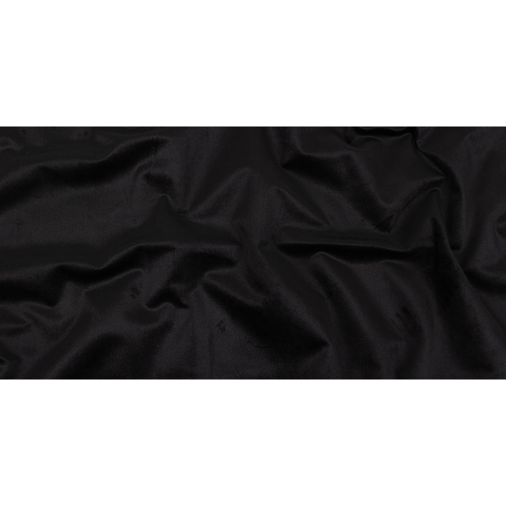 Polyester Drapery Velvet - Ebony - British Imported