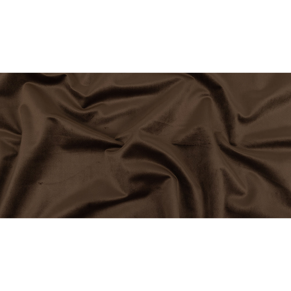 Polyester Drapery Velvet - Espresso - British Imported