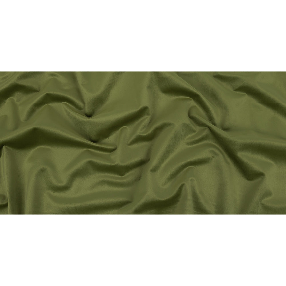 Polyester Drapery Velvet - Grass - British Imported