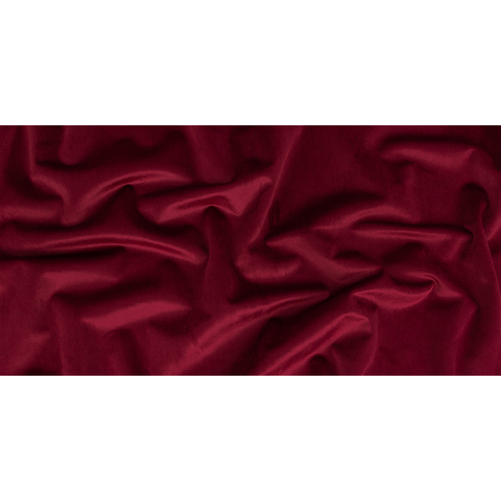 Polyester Drapery Velvet - Wine - British Imported