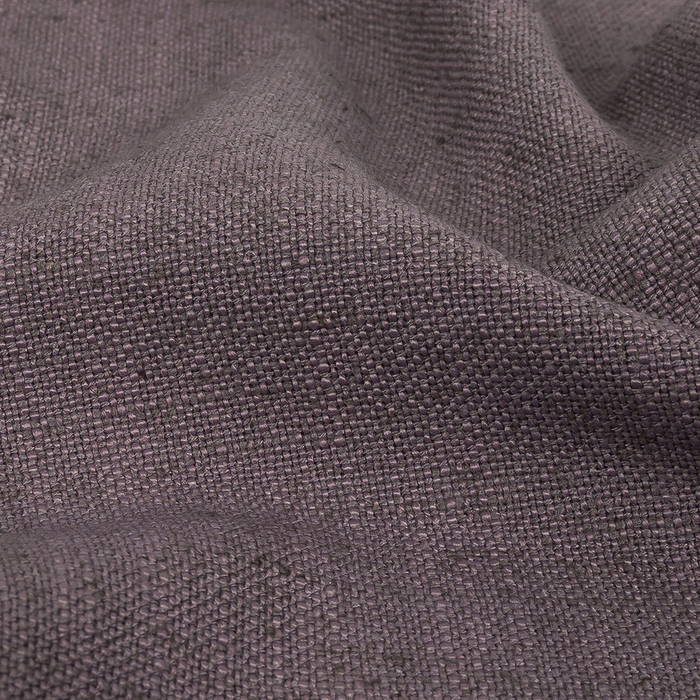Polyester, Viscose and Linen Woven - Lavender - British Imported