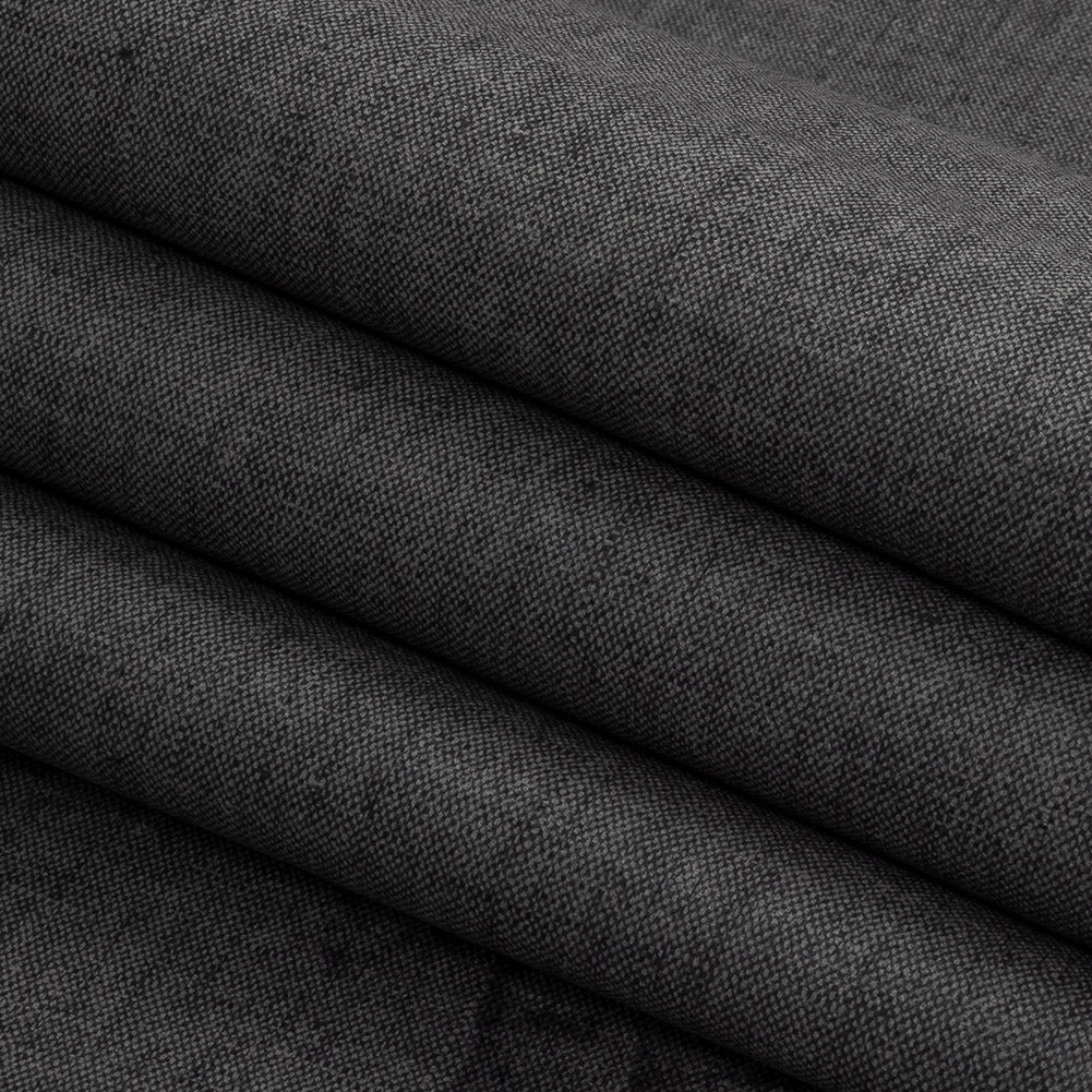 Polyester Microvelvet - Charcoal - British Imported