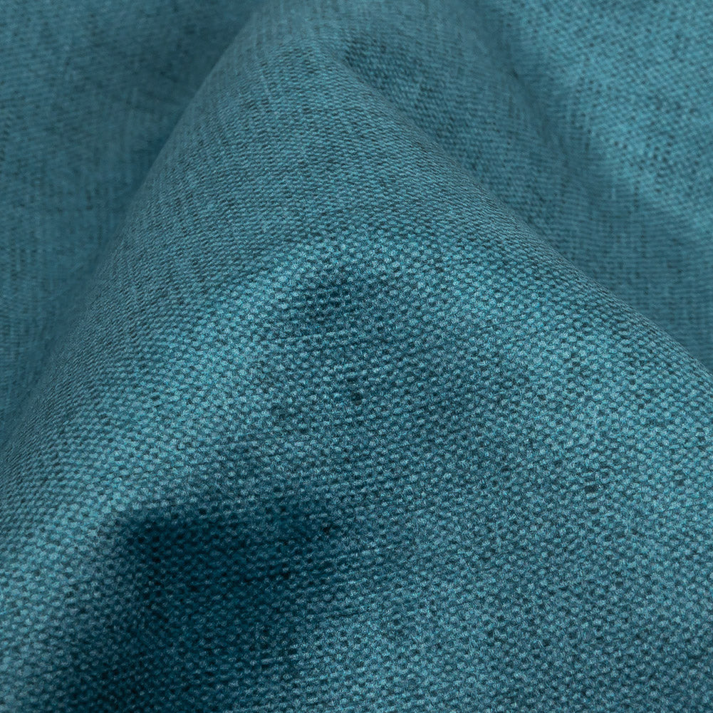 Polyester Microvelvet - Denim - British Imported