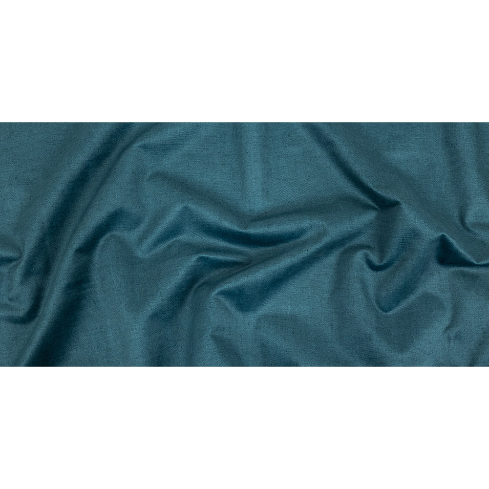 Polyester Microvelvet - Denim - British Imported