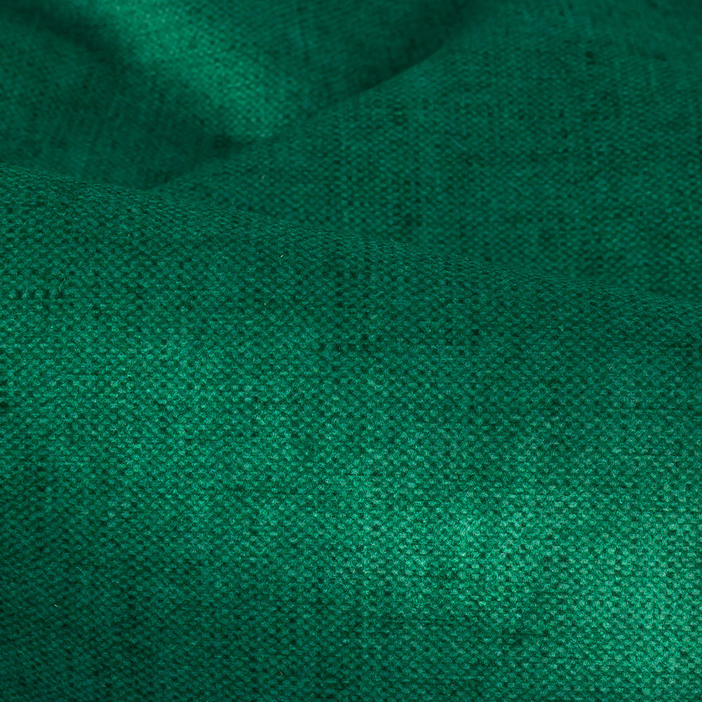 Polyester Microvelvet - Emerald - British Imported