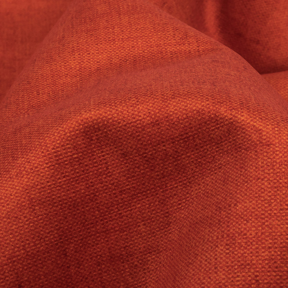 Polyester Microvelvet - Pomegranate - British Imported