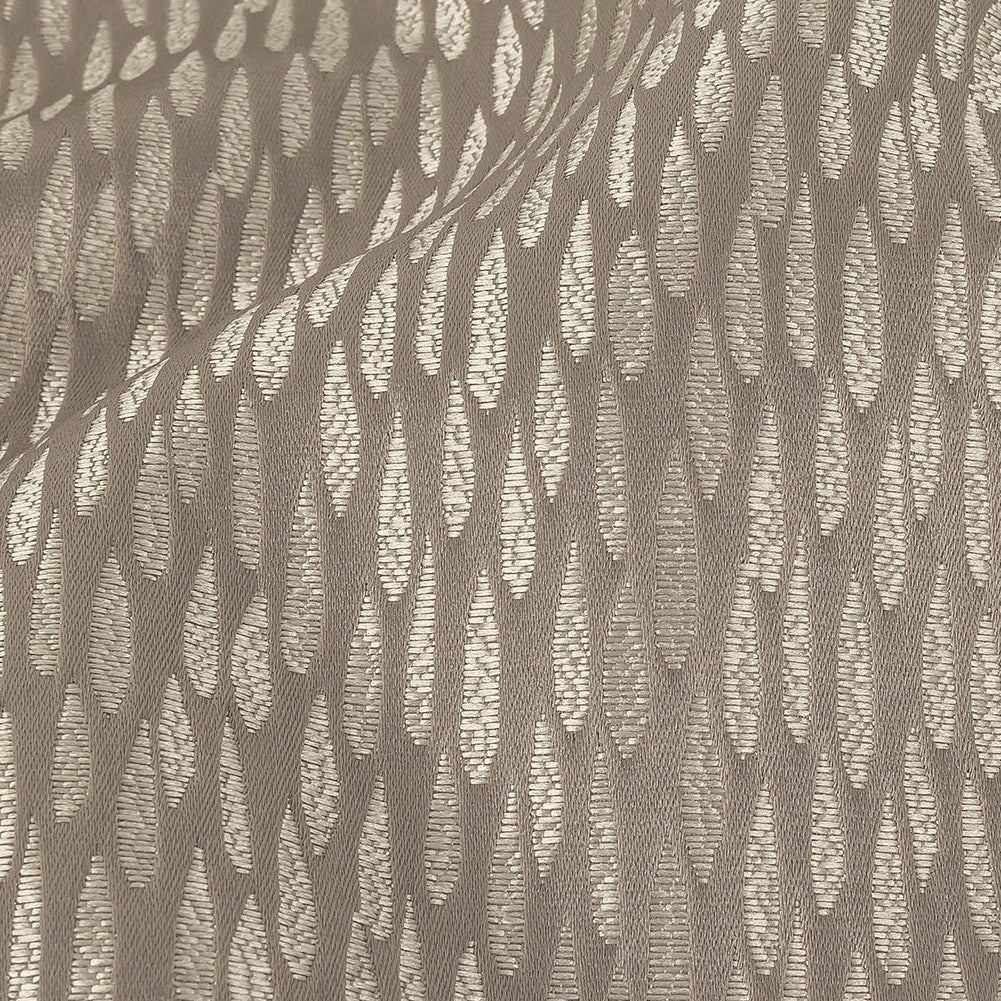 Luminous Drapery Jacquard - Platinum Raindrops - British Imported