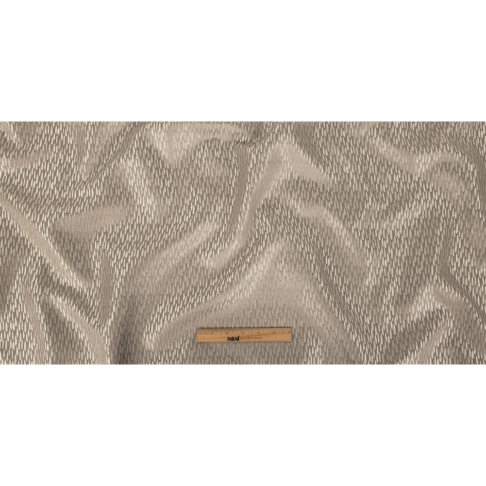 Luminous Drapery Jacquard - Platinum Raindrops - British Imported