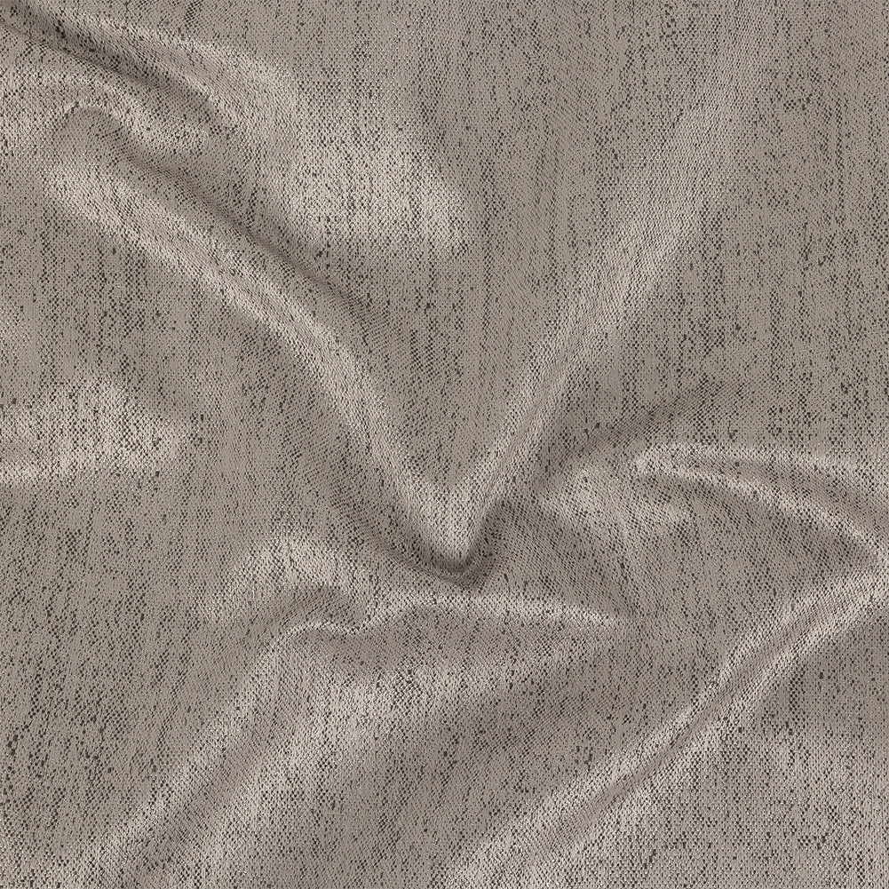 Metallic Drapery Woven - Silver - British Imported