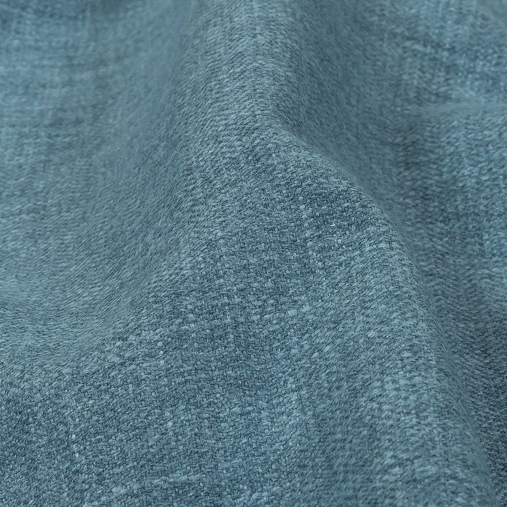British Imported Heathered Danube Recycled Polyester Drapery Woven