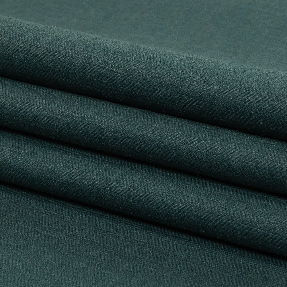 British Imported Peacock Recycled Polyester Drapery Woven