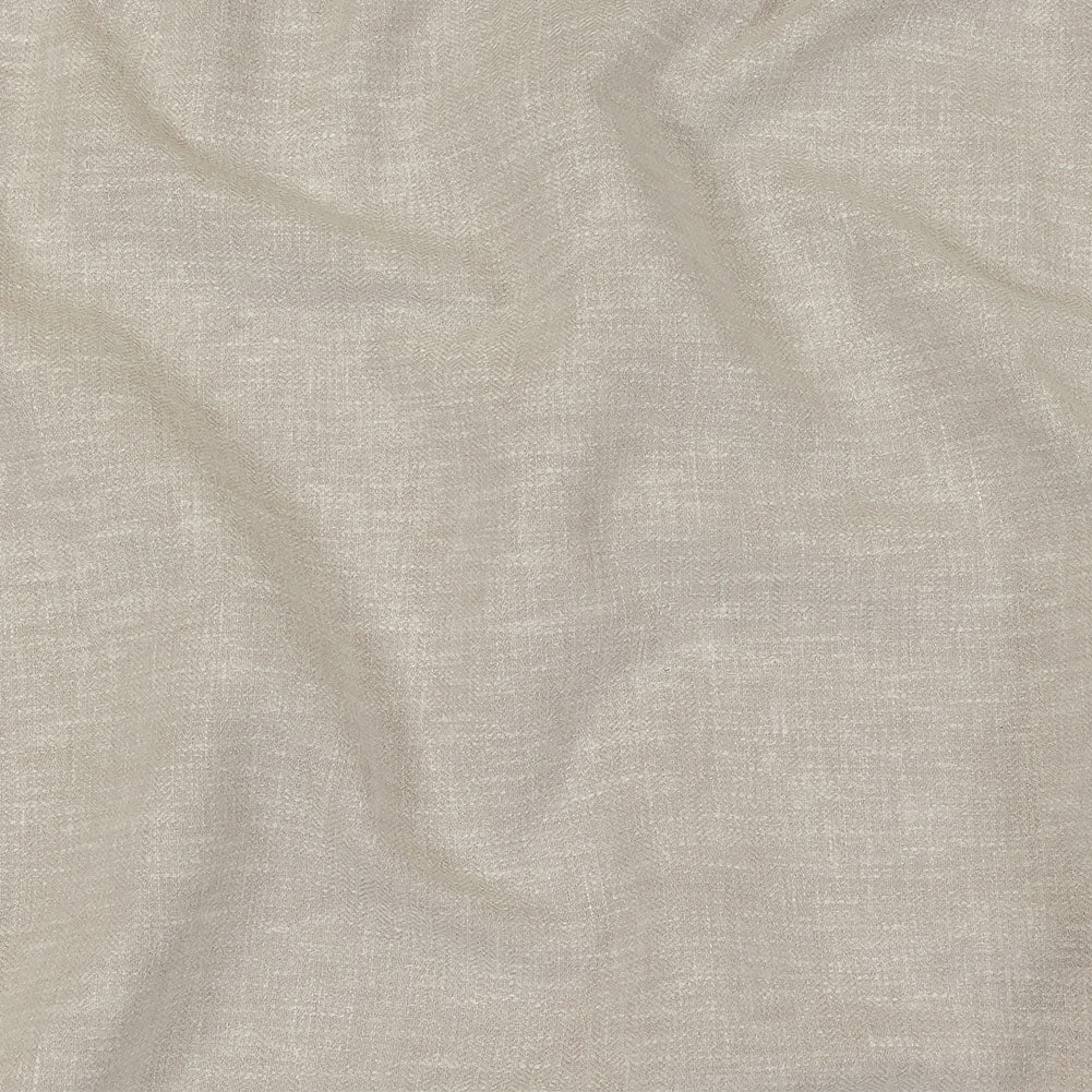 British Imported Heathered Platinum Recycled Polyester Drapery Woven