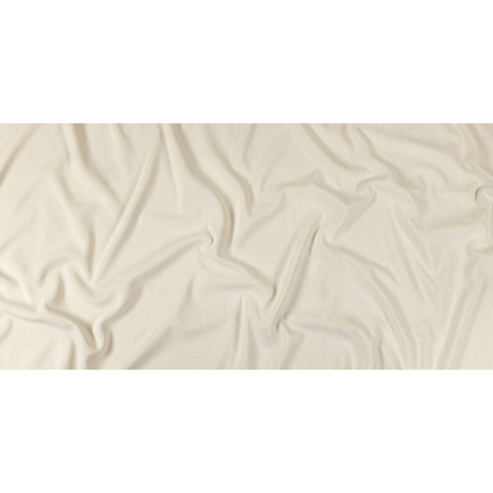 Micro Polyester Chenille - Ivory - British Imported