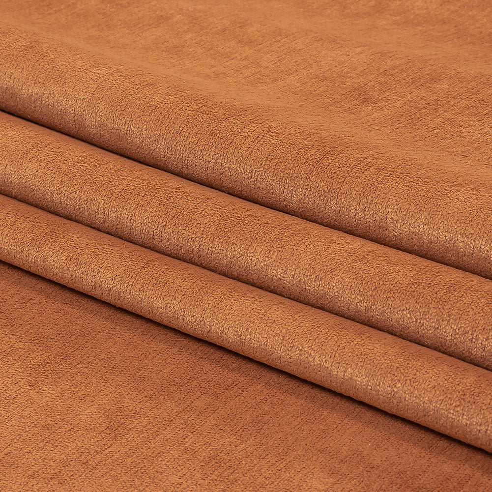 Micro Polyester Chenille - Papaya - British Imported